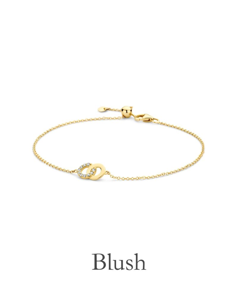 Illustration de l’univers bracelet or 14 ct